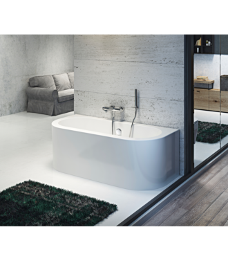 Michelangelo Ordelijk Accumulatie Half vrijstaand bad? Vind betaalbare luxe - Badkamerplanet