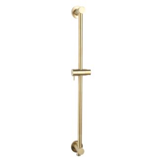 Douche Glijstang met Wateraansluiting 70 cm Goud Geborsteld