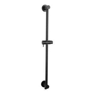 Douche Glijstang met Wateraansluiting 70 cm Mat Zwart