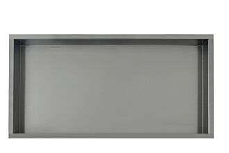 Inbouwnis Gun Metal Geborsteld 30x60x7 cm