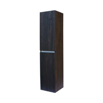 Hoge Kolomkast Generation 160 cm Sherwood Coffee Brown greeplijst aluminium