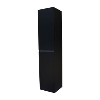 Hoge Kolomkast Generation 160 cm Deep Black greeplijst aluminium