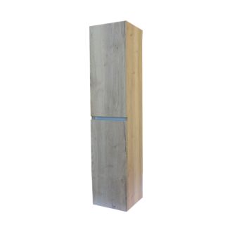 Hoge Kolomkast Generation 160 cm Natuur Eik greeplijst aluminium