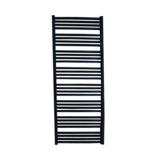 Designradiator Mat Zwart Block 150x50 cm Ceto Zij-Onderaansluting