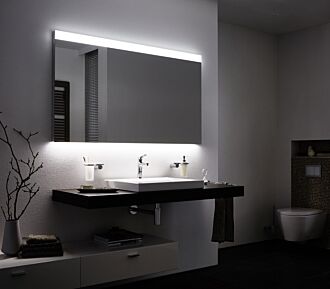 Badkamerspiegel met LED verlichting 100 cm Boven en Onderverlichting Classic met Verwarming Anti Condens