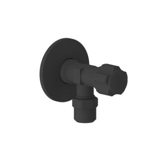 Hoekstopkraan Mat Zwart 1/2x3/8&rdquo;