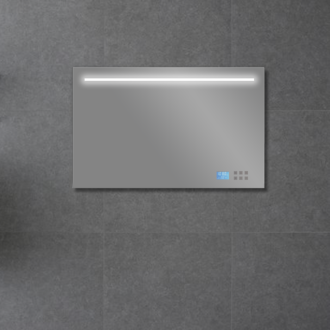 Badkamerspiegel met LED/TL Verlichting, Radio en Bluetooth 120 cm met Spiegelverwarming