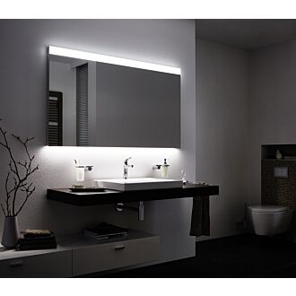 Badkamerspiegel met LED verlichting 100 cm Boven en Onderverlichting Classic met Verwarming Anti Condens