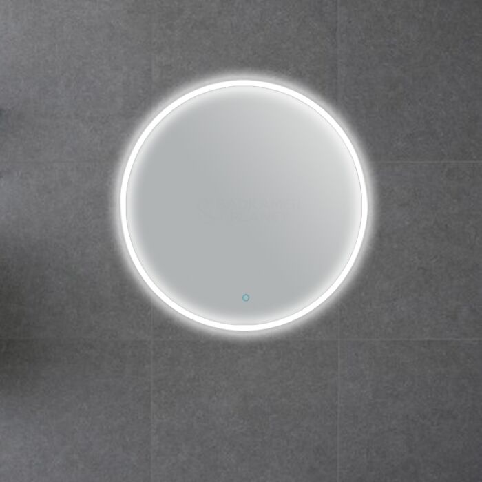 Elk jaar Nieuwe betekenis omzeilen Ronde Badkamerspiegel met LED Verlichting met Touch en Dimbaar in 3 Standen 60  cm