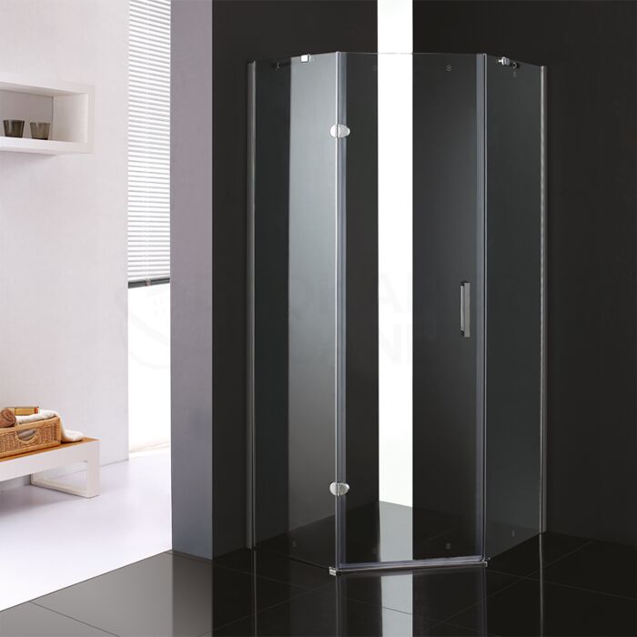 Douchecabine Vijfhoek met 1 Deur 90x90 cm