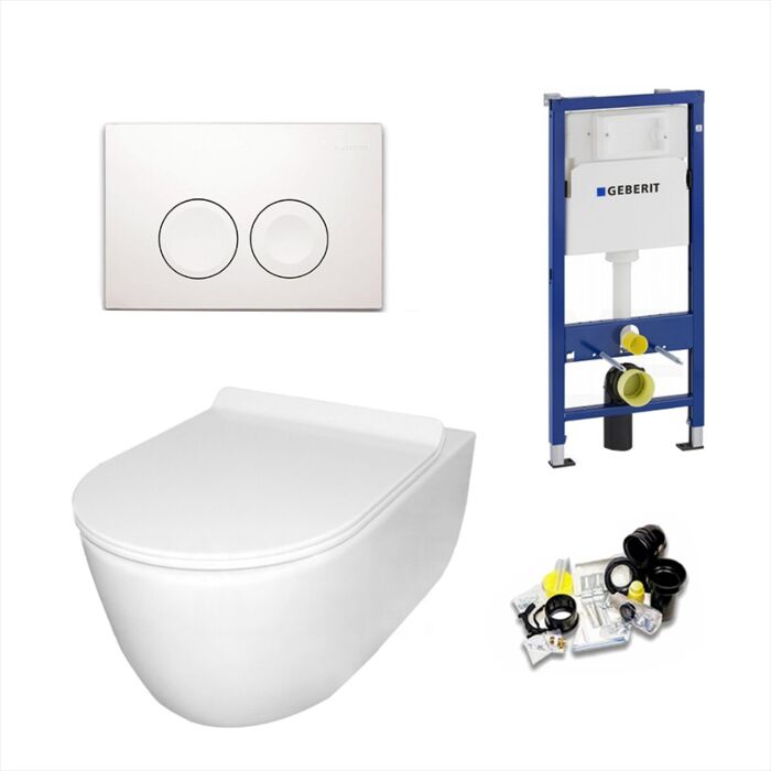 geberit up100 toiletset sani royal budget rimfree compact 48 cm delta 21 wit