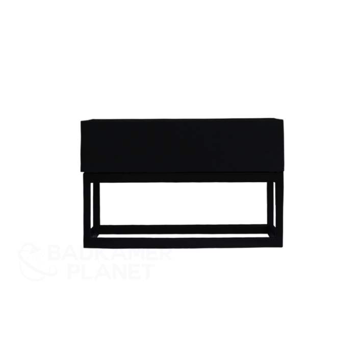 Fontein Frame Mat Zwart Quartz 40x22x10 cm Kraangat Links