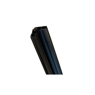 Set Magneetstrip Mat Zwart voor 8mm/10mm Douchedeuren en Wanden Universeel