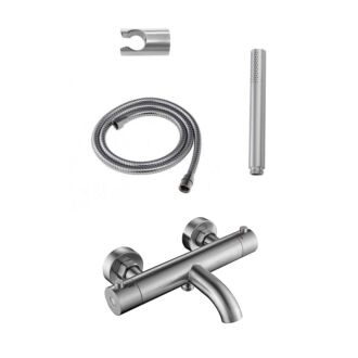 Badkraan Thermostatisch RVS 304  met Badset Staaf