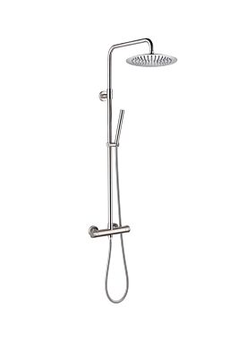 Sani Royal Regendouche met Thermostaatkraan RVS geborsteld Compleet 25 cm
